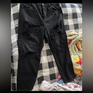American eagle mom jeans size 16